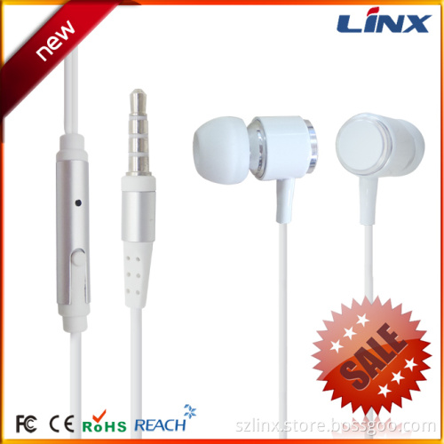 3.5mm Jack Super Bass Stereo Metal Earpiece Earphone Headphone